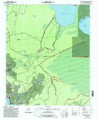 Download a high-resolution, GPS-compatible USGS topo map for Hadnot Creek, NC (1997 edition)