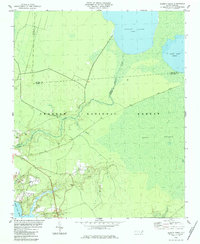 Download a high-resolution, GPS-compatible USGS topo map for Hadnot Creek, NC (1984 edition)