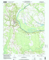 Download a high-resolution, GPS-compatible USGS topo map for Halifax, NC (2000 edition)