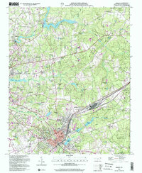 Download a high-resolution, GPS-compatible USGS topo map for Hamlet, NC (2002 edition)