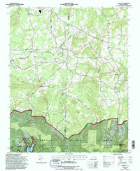 preview thumbnail of historical topo map of Davidson County, NC in 1994