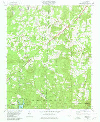 preview thumbnail of historical topo map of Davidson County, NC in 1980