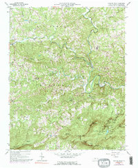 Download a high-resolution, GPS-compatible USGS topo map for Hanging Rock, NC (1992 edition)