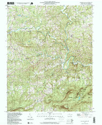 Download a high-resolution, GPS-compatible USGS topo map for Hanging Rock, NC (1999 edition)