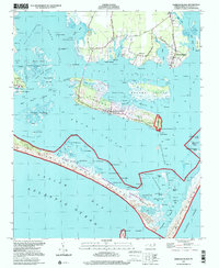 Download a high-resolution, GPS-compatible USGS topo map for Harkers Island, NC (2001 edition)