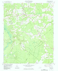 Download a high-resolution, GPS-compatible USGS topo map for Harrells, NC (1984 edition)