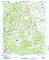 preview thumbnail of historical topo map of Harrisburg, NC in 1969