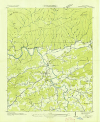 Download a high-resolution, GPS-compatible USGS topo map for Hayesville, NC (1935 edition)