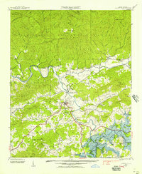 Download a high-resolution, GPS-compatible USGS topo map for Hayesville, NC (1957 edition)
