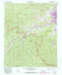 Download a high-resolution, GPS-compatible USGS topo map for Hazelwood, NC (1990 edition)
