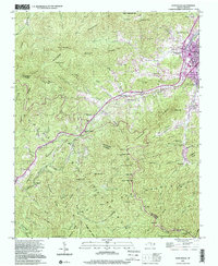 Download a high-resolution, GPS-compatible USGS topo map for Hazelwood, NC (2001 edition)