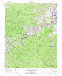 Download a high-resolution, GPS-compatible USGS topo map for Hazelwood, NC (1957 edition)