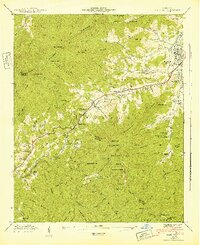 Download a high-resolution, GPS-compatible USGS topo map for Hazelwood, NC (1942 edition)