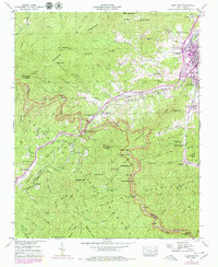 Download a high-resolution, GPS-compatible USGS topo map for Hazelwood, NC (1980 edition)