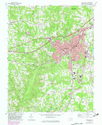 Download a high-resolution, GPS-compatible USGS topo map for Henderson, NC (1983 edition)