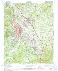 Download a high-resolution, GPS-compatible USGS topo map for Hendersonville, NC (1991 edition)