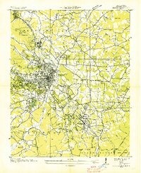 1935 Map of Hendersonville