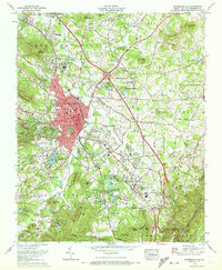 Download a high-resolution, GPS-compatible USGS topo map for Hendersonville, NC (1972 edition)