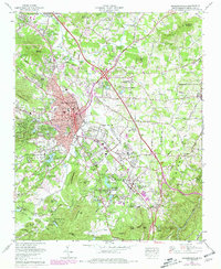 Download a high-resolution, GPS-compatible USGS topo map for Hendersonville, NC (1979 edition)