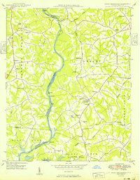 1949 Map of Hicks Crossroads