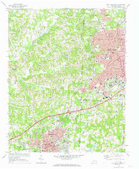 Download a high-resolution, GPS-compatible USGS topo map for High Point West, NC (1973 edition)