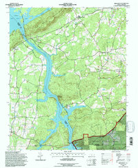 Download a high-resolution, GPS-compatible USGS topo map for High Rock, NC (1996 edition)