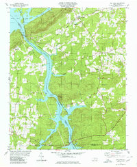 Download a high-resolution, GPS-compatible USGS topo map for High Rock, NC (1980 edition)