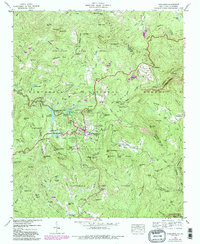 Download a high-resolution, GPS-compatible USGS topo map for Highlands, NC (1989 edition)