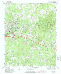 Download a high-resolution, GPS-compatible USGS topo map for Hillsborough, NC (1989 edition)