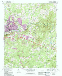 Download a high-resolution, GPS-compatible USGS topo map for Hillsborough, NC (1994 edition)