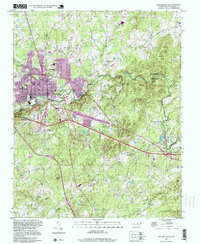 Download a high-resolution, GPS-compatible USGS topo map for Hillsborough, NC (1999 edition)