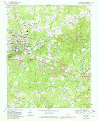 Download a high-resolution, GPS-compatible USGS topo map for Hillsborough, NC (1982 edition)