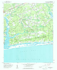 Download a high-resolution, GPS-compatible USGS topo map for Holden Beach, NC (1962 edition)