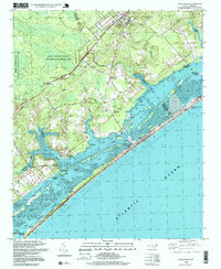 Download a high-resolution, GPS-compatible USGS topo map for Holly Ridge, NC (1999 edition)