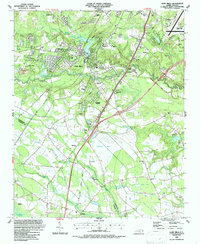 Download a high-resolution, GPS-compatible USGS topo map for Hope Mills, NC (1987 edition)