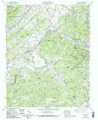 Download a high-resolution, GPS-compatible USGS topo map for Horse Shoe, NC (1991 edition)