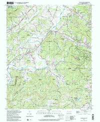Download a high-resolution, GPS-compatible USGS topo map for Horse Shoe, NC (2001 edition)