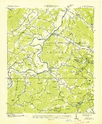 1935 Map of Horse Shoe