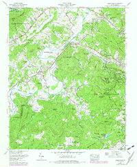 Download a high-resolution, GPS-compatible USGS topo map for Horse Shoe, NC (1979 edition)