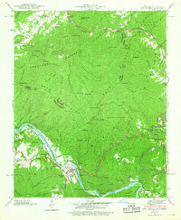 Download a high-resolution, GPS-compatible USGS topo map for Hot Springs, NC (1968 edition)