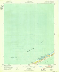 1950 Map of Ocracoke, NC
