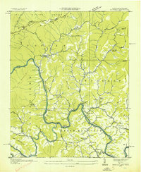 Download a high-resolution, GPS-compatible USGS topo map for Huntdale, NC (1935 edition)