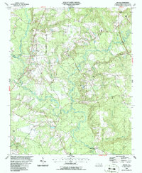 Download a high-resolution, GPS-compatible USGS topo map for Ingold, NC (1986 edition)