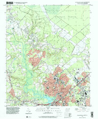 Download a high-resolution, GPS-compatible USGS topo map for Jacksonville North, NC (2000 edition)