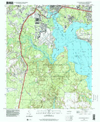 Download a high-resolution, GPS-compatible USGS topo map for Jacksonville South, NC (2000 edition)