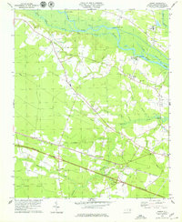 preview thumbnail of historical topo map of Craven County, NC in 1978