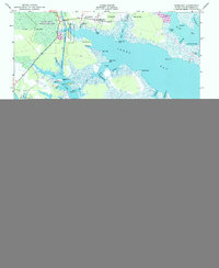 Download a high-resolution, GPS-compatible USGS topo map for Jones Bay, NC (1993 edition)