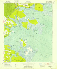 Download a high-resolution, GPS-compatible USGS topo map for Jones Bay, NC (1952 edition)