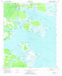 Download a high-resolution, GPS-compatible USGS topo map for Jones Bay, NC (1974 edition)