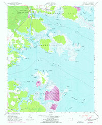 Download a high-resolution, GPS-compatible USGS topo map for Jones Bay, NC (1977 edition)